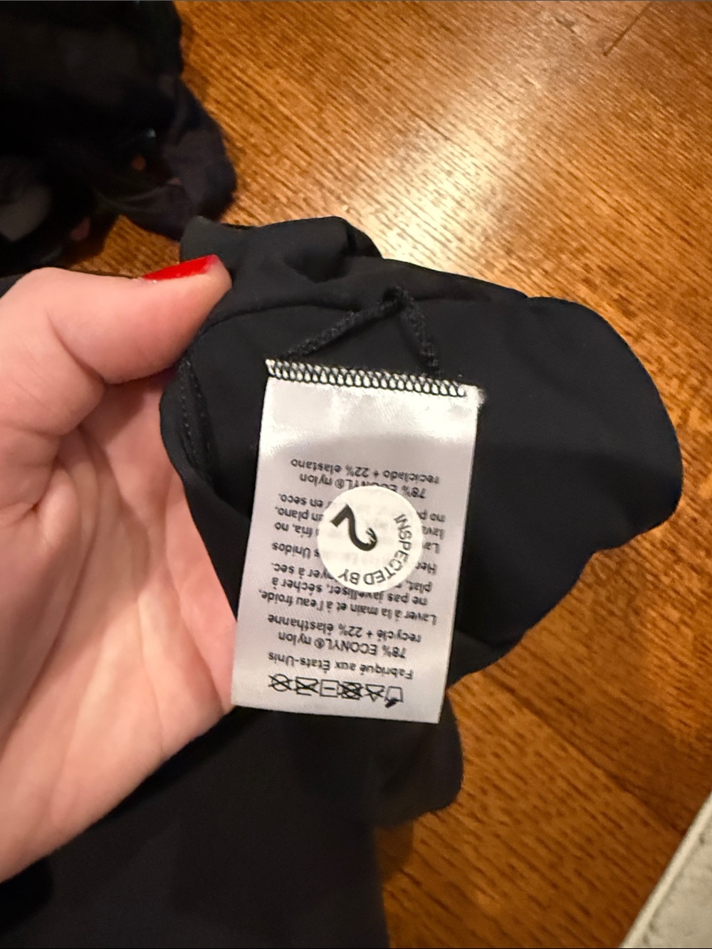 Mara Hoffman high waisted black swim bottoms - Picture 3 of 4